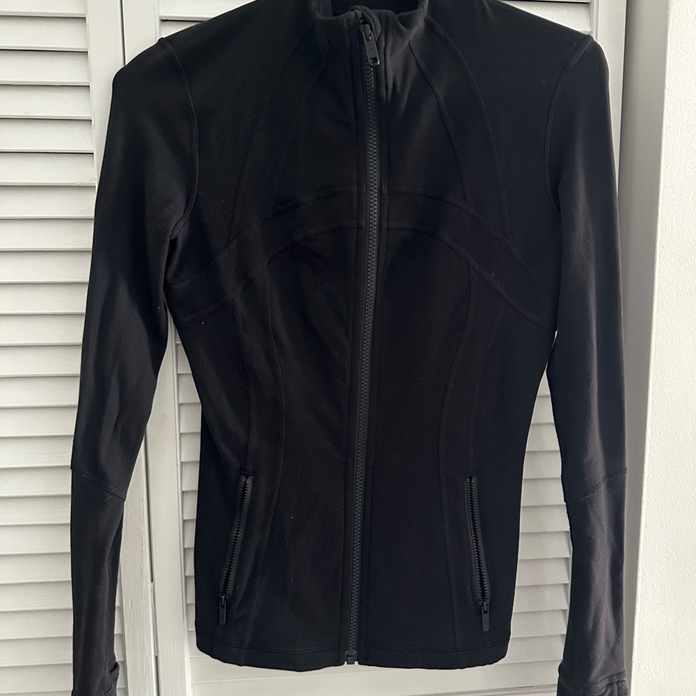 Lululemon Athletica Black Utility Jacket with High Collar